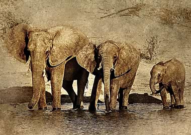 Elephant family