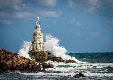 Storm over the beacon
