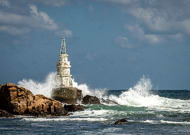 Storm over the beacon