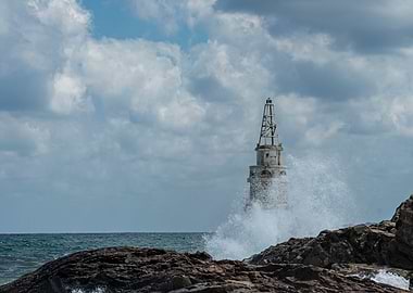 Storm over the beacon