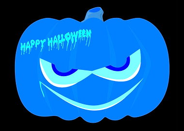 Evil Halloween Pumpkin