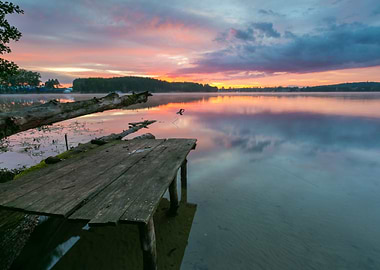 Beautiful Lake Landscape W