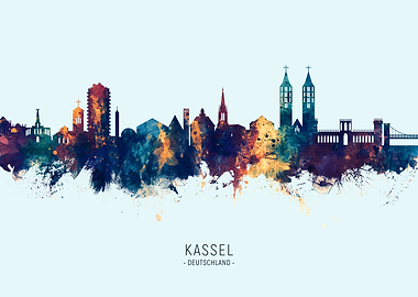 Kassel Deutschland Skyline