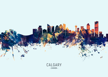 Calgary Canada Skyline