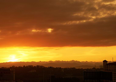 Layer Of Mountains And Mis