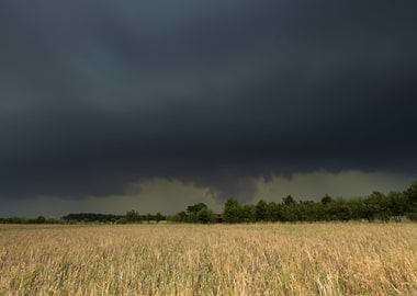 Dark Stormy Clouds Over Co