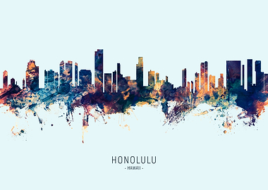 Honolulu Hawaii Skyline