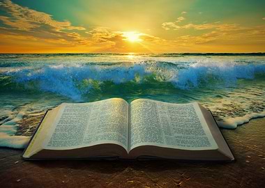 Sunrise At The Ocean With