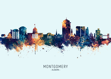 Montgomery Alabama Skyline