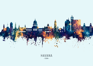 Havana Cuba Skyline