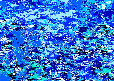 Blue Flames Background