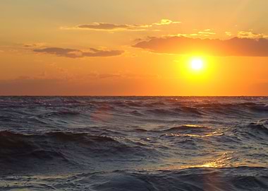 Beautiful Seascape With Su