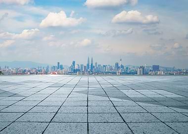 Panoramic Skyline And Buil