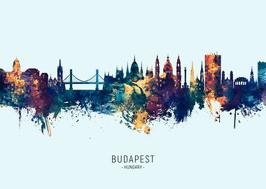 Budapest Hungary Skyline
