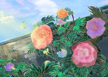 Roses And Natural Flowers