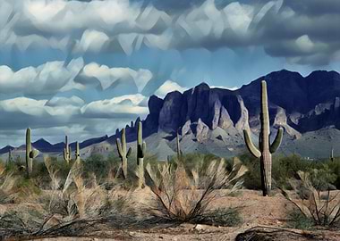 Desert Art Print