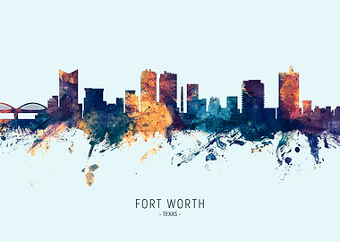 Fort Worth Texas Skyline