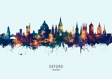 Oxford England Skyline