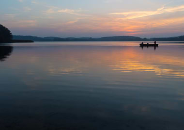 Beautiful Lake Sunrise Lan