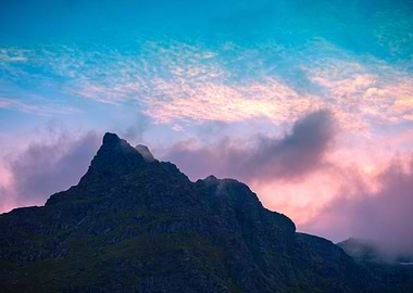 Silhouette Of The Mountain