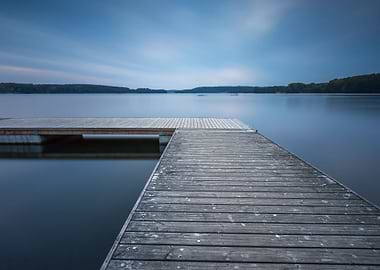 Wooden Jetty On City Beach
