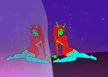 alien girl