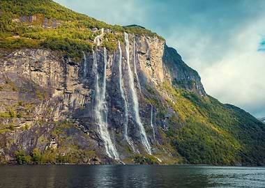 Mountain Landscape With Cl