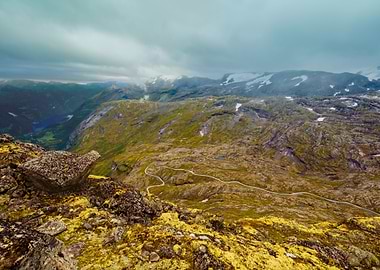 Top View From Mountain Dal