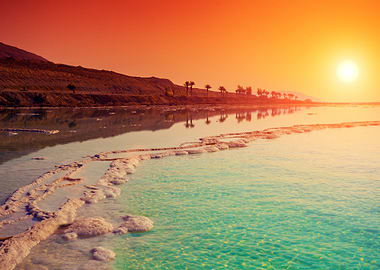 Sunrise Over Dead Sea