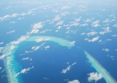 View On Maldives Island Fr