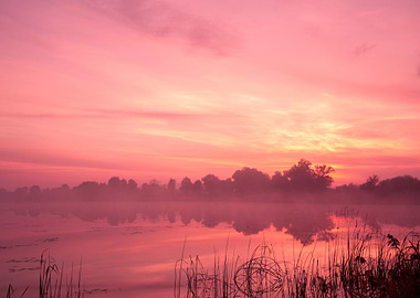 Early Morning Dawn Over Th