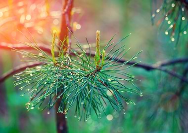 Beautiful Foggy Forest Wit