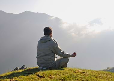 Fresh Sunrise At Mountain