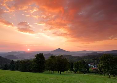 Beautiful Twilight Sunset