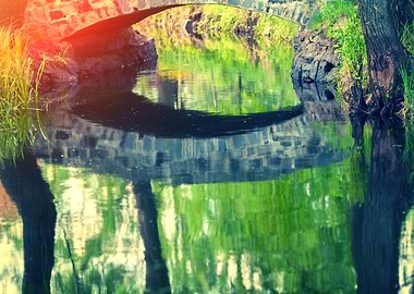 Stone Bridge Reflection In