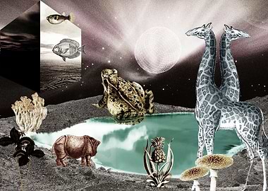 A green breathing planet