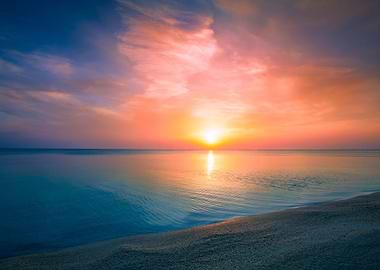 Sunrise Over Sea