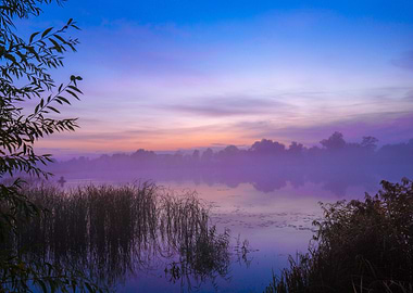 Early Morning Dawn Over Th