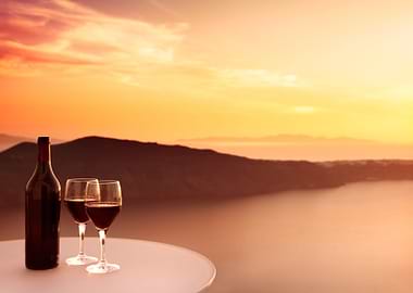 Red Wine Sunset