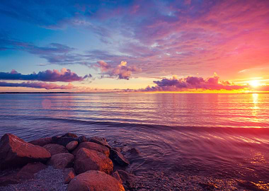 Early Morning Sunrise Ove