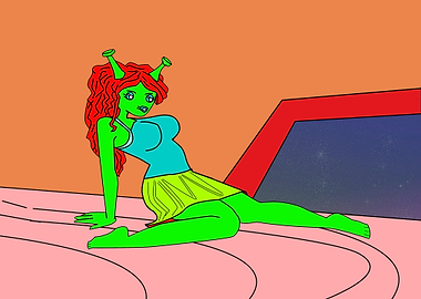 alien girl