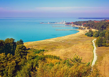 Panoramic View Of Nida Lit