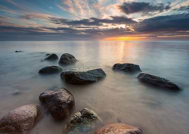 Rocky Baltic Sea Shore