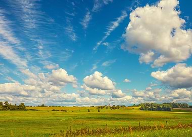 Green Field And Beautiful