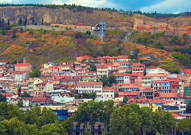 View Of Tbilisi City Georg