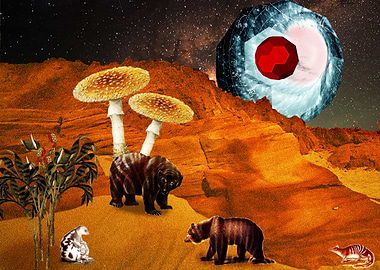 A green breathing planet