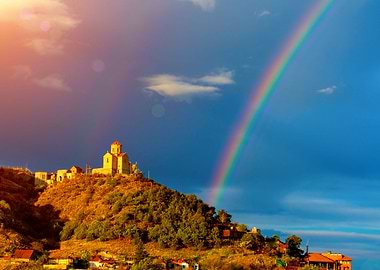 Thabori Monastery On A Hil