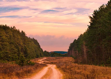 Rural Autumn Landscape Dir