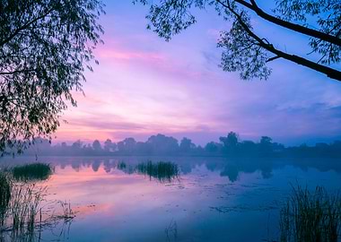 Early Morning Dawn Over Th