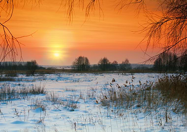 Beautiful Winter Sunset